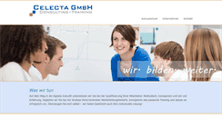 Desktop Screenshot of celecta.de