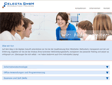 Tablet Screenshot of celecta.de
